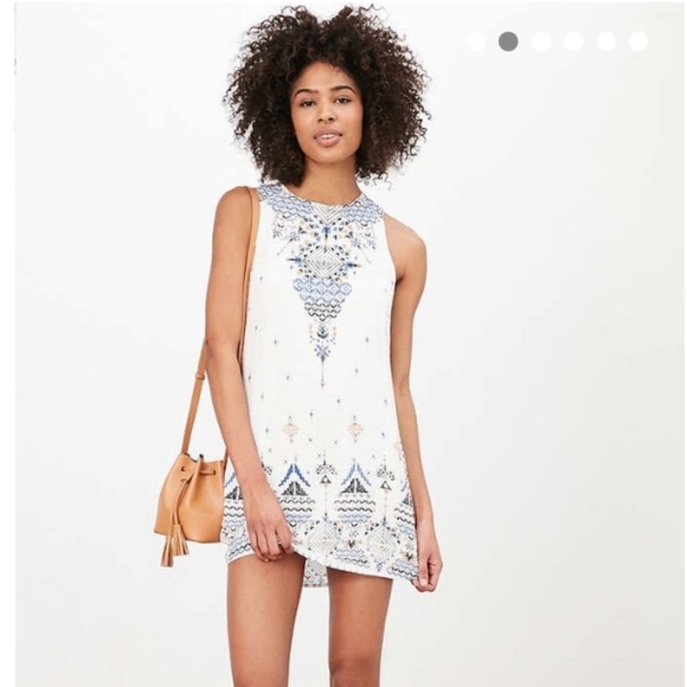 UO (Ecote) White Shift Dress